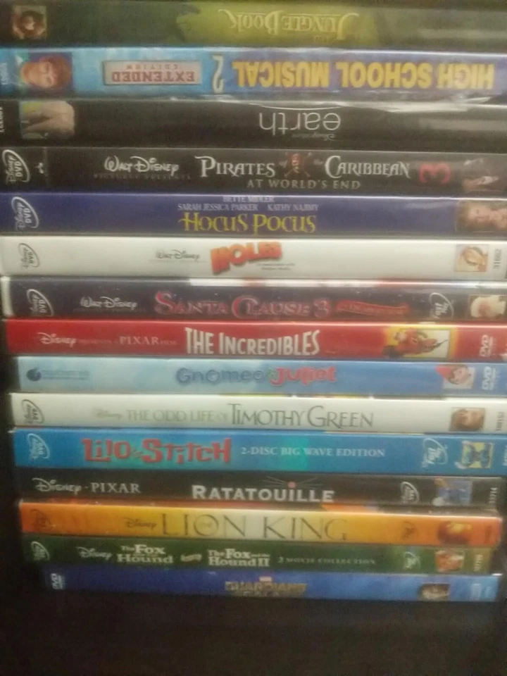 Disney Lot Of 45 DVDs, good used toy story Lion King bolt Shrek marvel~ trl1#355 - Image 4 of 4