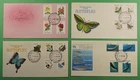 DR WHO 1980s AUSTRALIA 4 FDC COMBO BUTTERFLY/FLOWER R84278