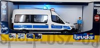 Bruder Mb Sprinter Polizei Einsatzfahrzeug Mit Polizist Light Sound Modul
