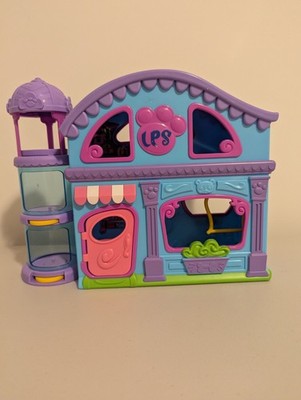 Littlest Pet Shop LPS Pet Shop House Playset w Elevator Tower 2000s Hasbro