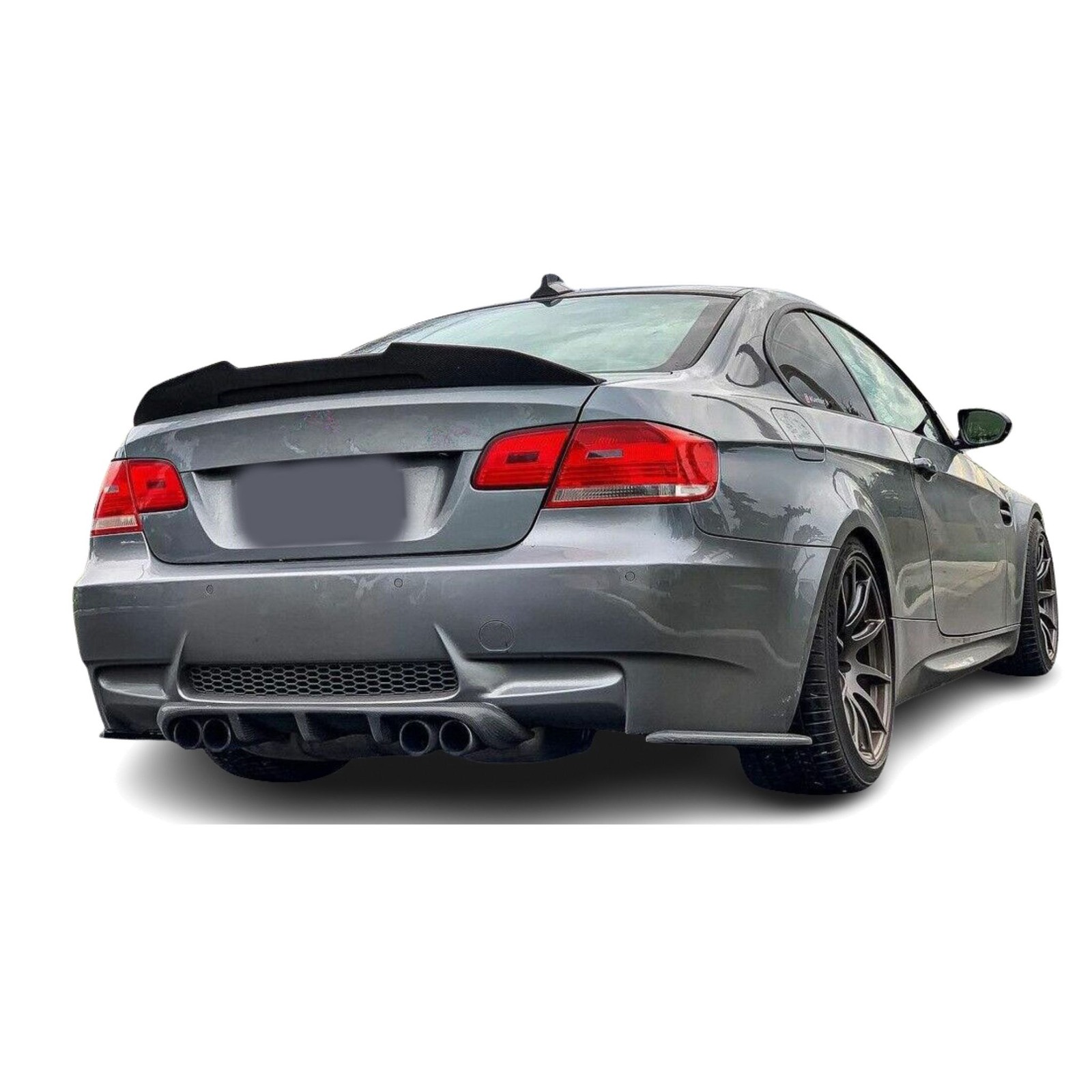 New Heckspoiler Suitable For BMW E92, PS Black Rear Spoiler Lip
