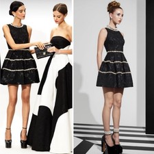ALICE + OLIVIA Alistair Mini Gown Dress $995 NWT Size 10