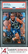 1995 METAL #67 ISAIAH RIDER TIMBERWOLVES POP 1 PSA 9