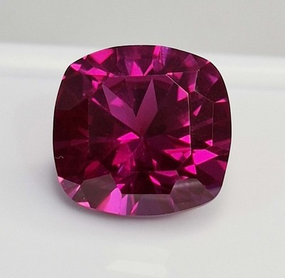 Natural Pink Ruby Cushion Cut 8-10 Ct Certified Loose Gemstone For Ring AB219