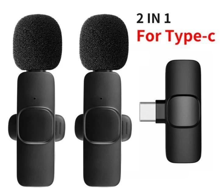 Bluetooth Wireless Mikrofon Mini Ansteckmikrofon Handy-Live-Stream - Bild 4 von 4