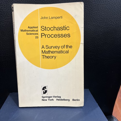 Procesos estocásticos: un estudio de la teoría matemática, John Lamperti 1977 - Imagen 2 de 14