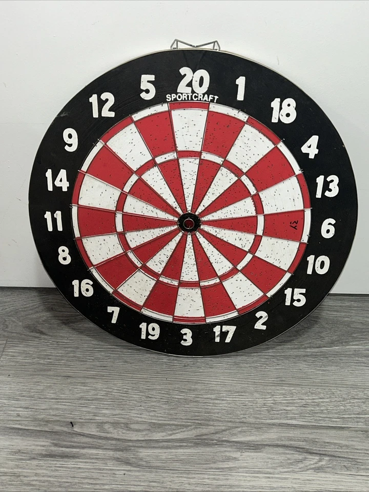 Tablero de dardos vintage 18” x 1-1/2” bien hecho, muy resistente Foto 2 de 3