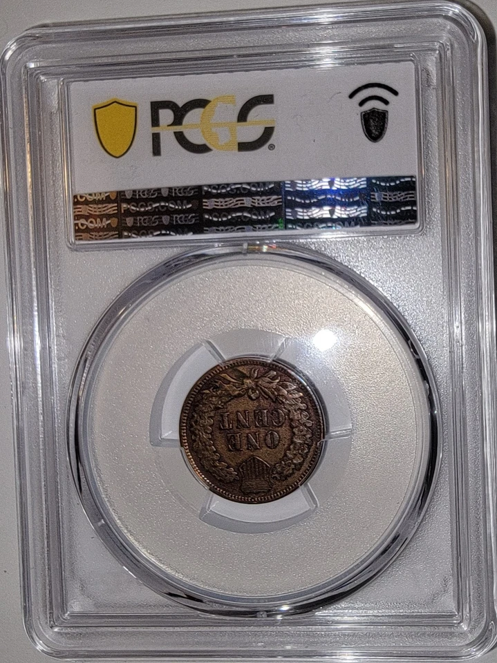 1902 Indian Head Cent RB PCGS VF25 - Image 3 of 4