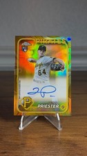 2024 Topps Chrom Gilded Collection CGA-QP Quinn Priester Rookie GOLD Auto #/99