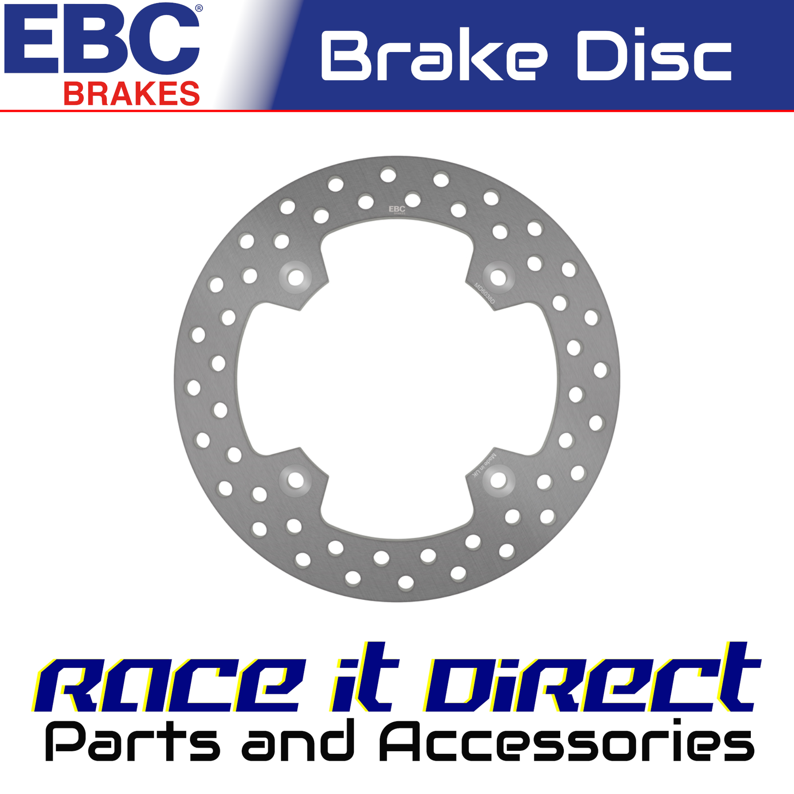 Brake Disc for SUZUKI DR 350 S 1990-1993 Rear EBC