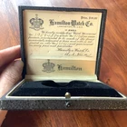 Circa 1920s Pocket Watch Case Antique Hamilton Watch Box