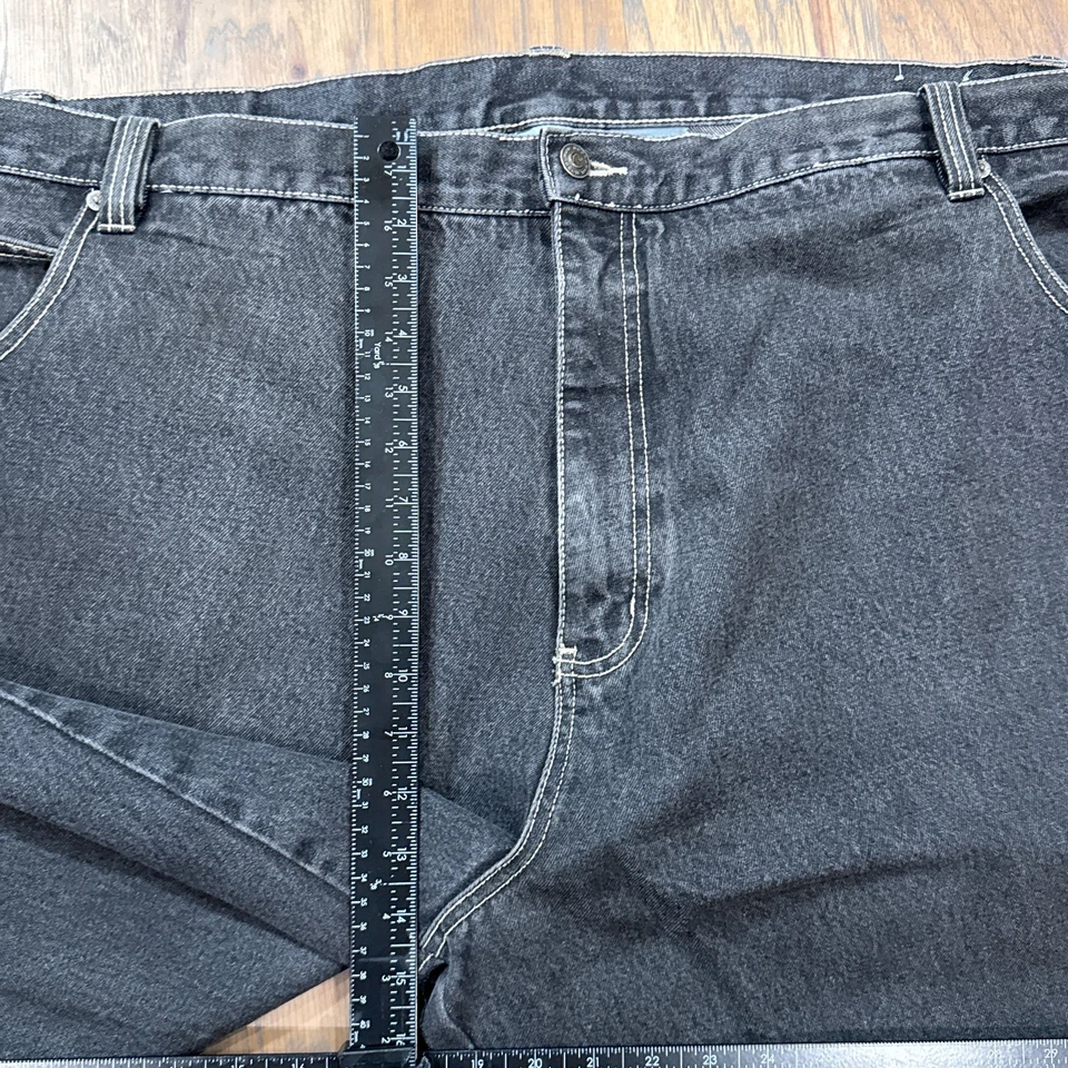 Vintage Rocawear Jeans Mens 54 Big Black Denim Pants Relaxed Carpenter Pockets - Image 4 of 4