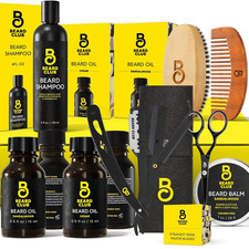 The Beard Club Premium Beard Kit for Men - Grooming  Care Kit - Cedar  Sandalw