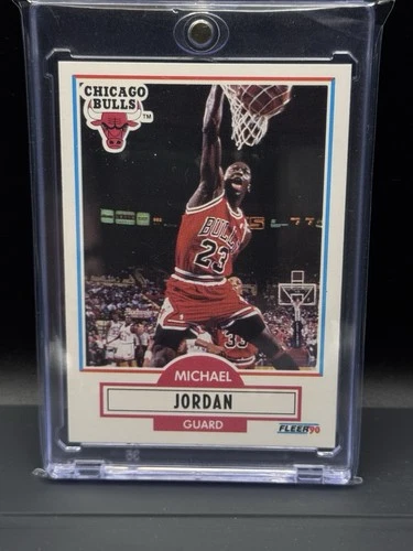 Michael Jordan - 1990-91 Fleer Chicago Bulls #26 Base Set NBA Card