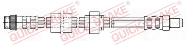 Bremsschlauch Quick Brake 32.408 FüR FC0 KC0 Renault Kangoo 16V 4X4 FC0L FC0P-image