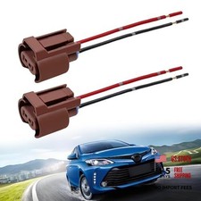 Female Socket Wiring Harness Pigtail Connector Compatible with High Beam, Low