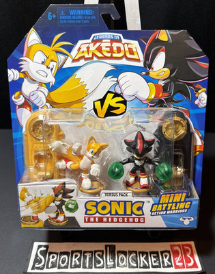 Legends of Akedo vs Sonic the Hedgehog Shadow vs Tails Mini Action Warriors NEW
