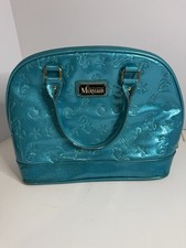 Vtg Loungefly The Little Mermaid Teal bag Used Disney Rare