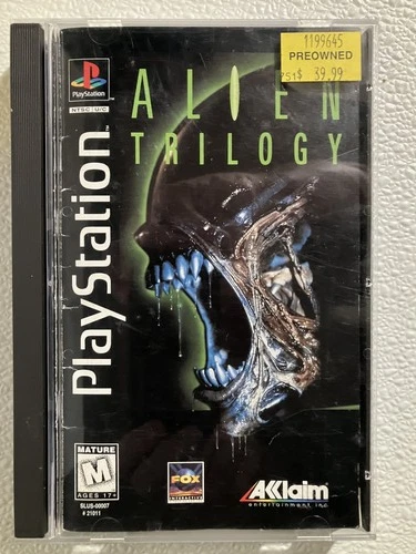 Alien Trilogy [Long Box] (PS1, 1996) - Complete In Box