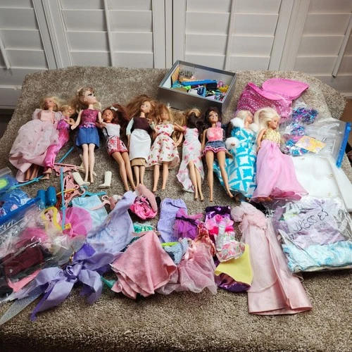 New ListingMattel Barbie Doll Lot w/ Clothes Accessories Swan Lake Vintage Modern 10+ Dolls