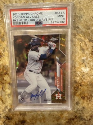 2020 Topps Chrome - Rookie Autographs Yordan Alvarez #RA-YA Gold Refractor /50