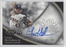 2020 Topps Tier One Talent 51/299 Lance McCullers Jr #T1TA-LM Auto 0xz8