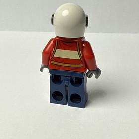 LEGO City Fire Minifig Retired - Male Pilot Loose 2011 CTY0278 Helmet Goggles