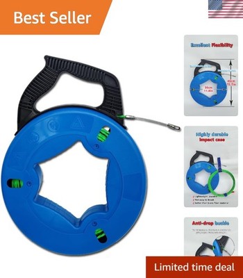 Durable 82FT Wire Rodding Kit with Storage Case for Electricians & Contractors