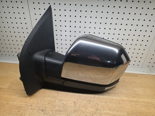2015-2018 Ford F-150 F150 Left LH Chrome Side Mirror w/ Blindspot 18Pin OEM 732L