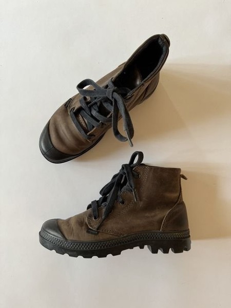 Women Palladium Boots Brown 36