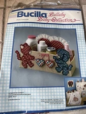 Bucilla Lullaby Collection Plastic Canvas Organizer/ Diaper Holder