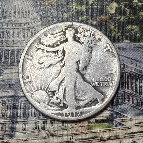 1917 Walking Liberty Half Dollar 🇺🇸