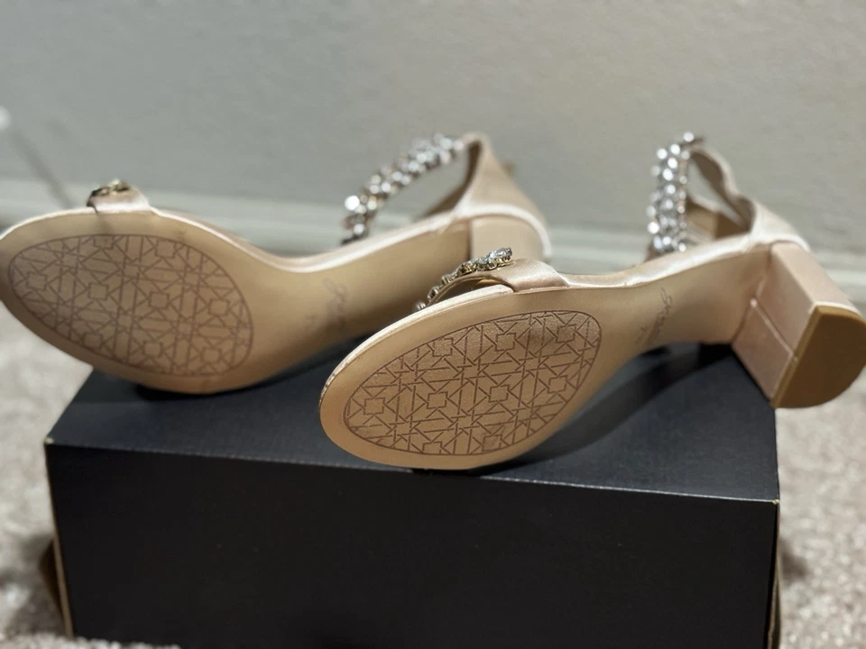 Jewel Badgley Mischka Block Heels - Image 3 of 4