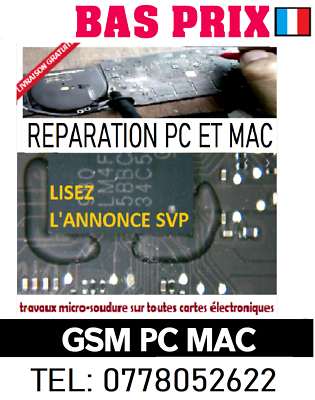 Microsoudure & Réparation Carte Mère Téléphone PC Console - Services de réparations électroniques
