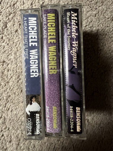 Michele Wagner 3 Cassette Tape Lot Heart Of Journey Safe Place Heart Thats Free - Picture 19 of 22