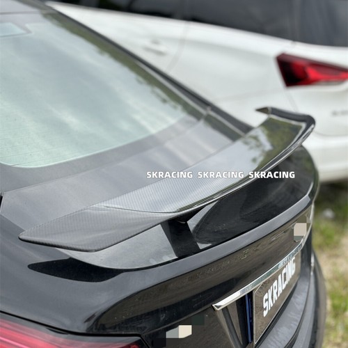 FOR 2020-2023 CADILLAC CT5 V STYLE HIGHKICK DUCKBILL CARBON FIBER TRUNK SPOILER - Picture 23 of 23