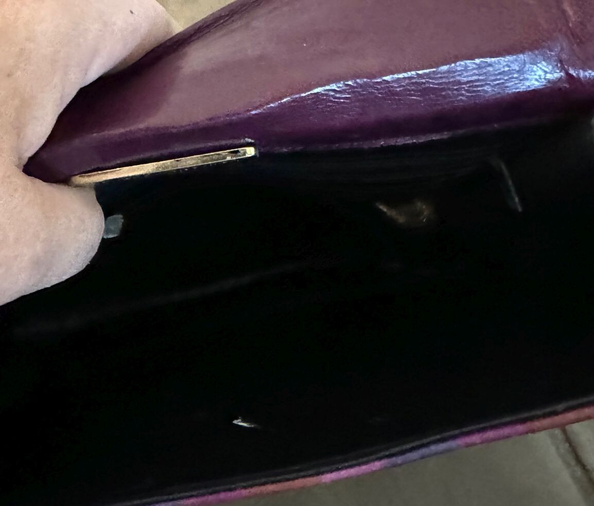 VINTAGE Stuart Weitzman PATCHWORK LEATHER CROSSBO… - image 4