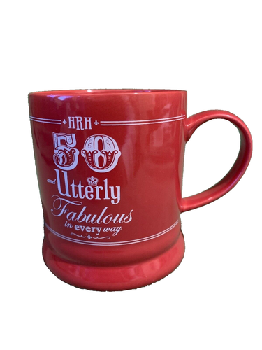 HRH Xpressions 4 U Drinking Tea/Coffee Mug 50 Utterly Fabulous in every way-NEW