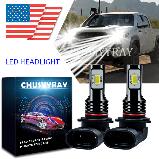 2X Combo LED Headlight Kit 9012 6000K High/Low Beam Bulbs for Scion tC