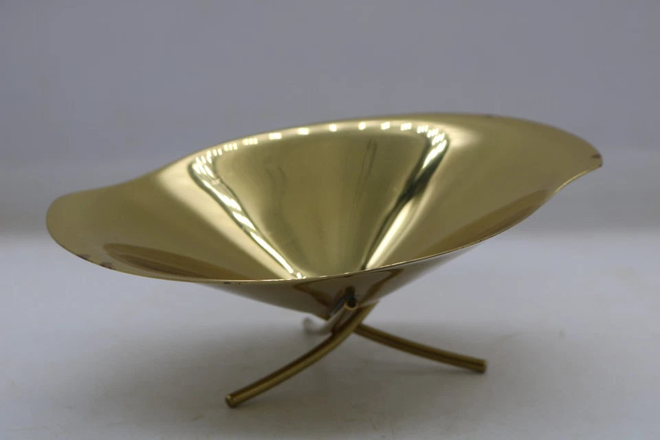 Vintage 1950's Gunter Kupetz for WMF Brass Bowl-Mid-Century Modern-Marked - Image 4 of 4