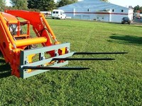 Skid Steer Triple Bale Spear Attachment 3 X 39 Prong Cat-m Hay Bale Handler Skid Steer Triple Bale Spear Attachment 3 X 39 Prong Cat-m Hay Bale Handler