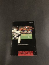 snes ken griffey jr Major League Baseball Snes Manual Only