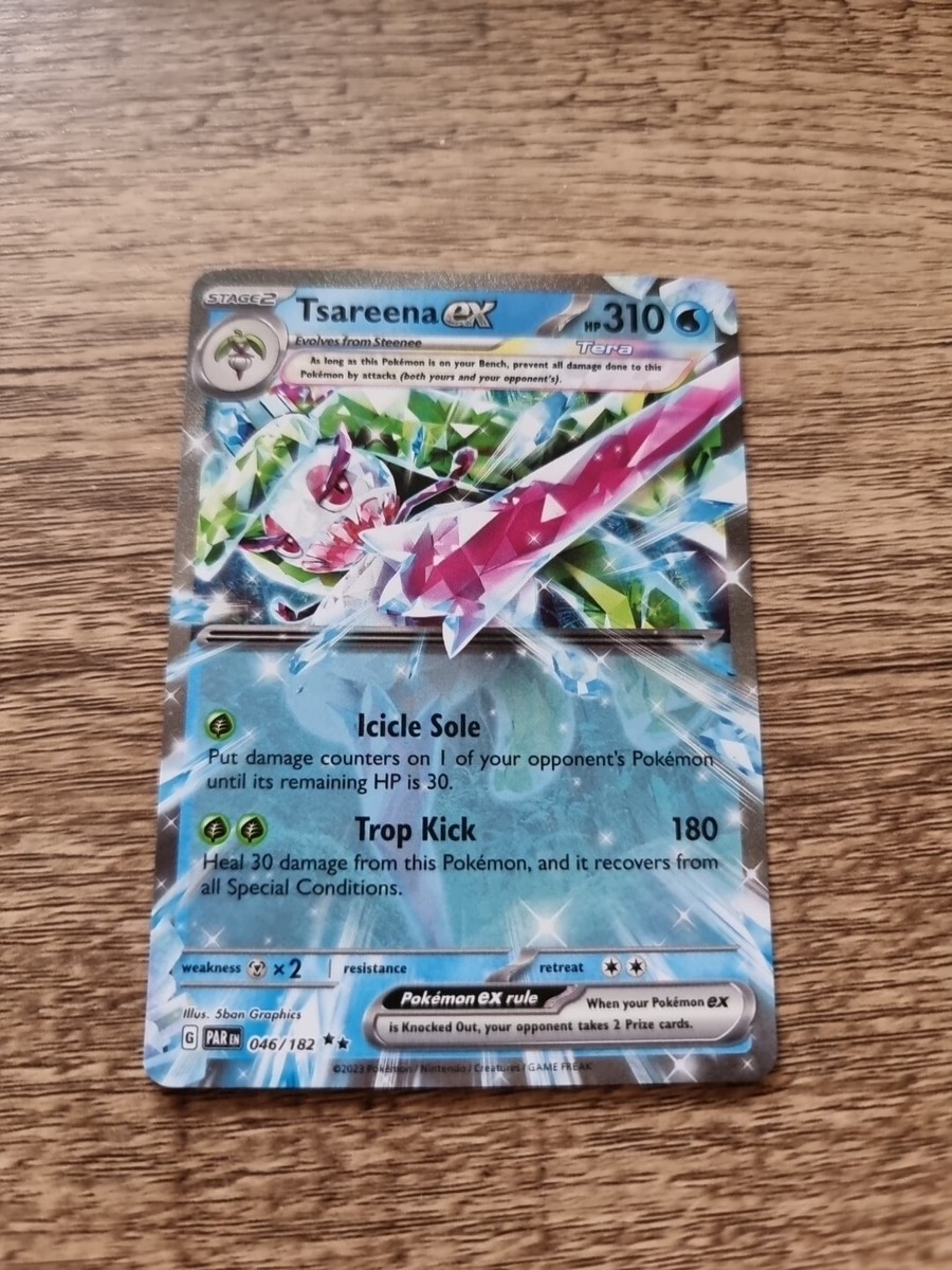 Pokémon TCG Tsareena ex Paradox Rift 046/182 Holo Double Rare