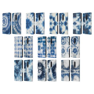 OFFICIAL NATURE MAGICK SHIBORI TIE DYE LEATHER BOOK CASE FOR ONEPLUS PHONES