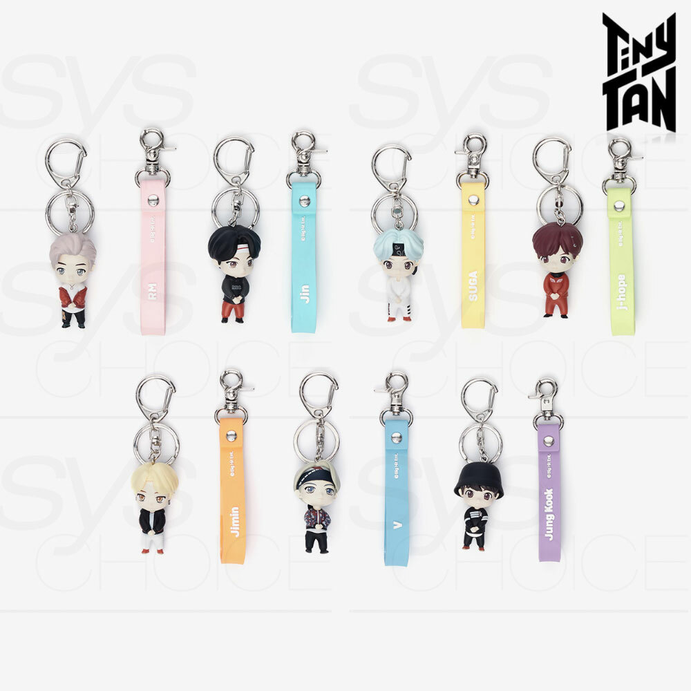 BTS TinyTAN Official Authentic Goods Figure Keyring MIC Drop