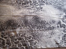 Vintage-Leopard Print Silk Scarf Made in Italy -Preowned