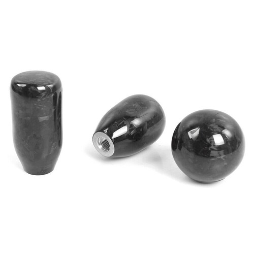 Carbon Fiber Shift Knob with M12x1.25 Adapter For Logitech G27 G29 G920 G2930 - Picture 3 of 20
