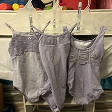 4 Figure Skating  Dance Dress, 3 Lavender Mirella Dancewear Size 4-6 Kids