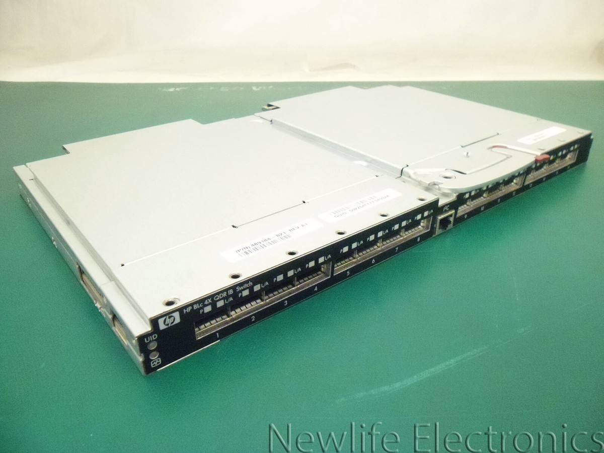 Module Switch InfiniBand HP 489184-B21 4X QDR Pour C-Class BladeSystem C7000 - Occasion