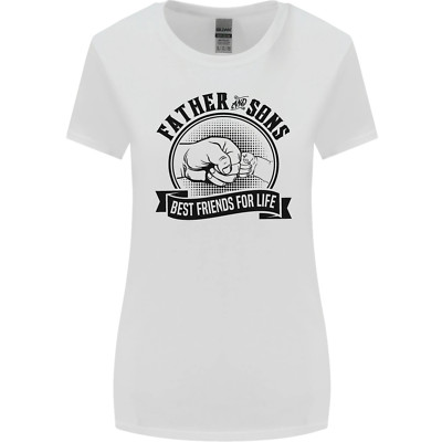 Father & Sons Best Friends Fathers Day Womens Wider Cut T-Shirt